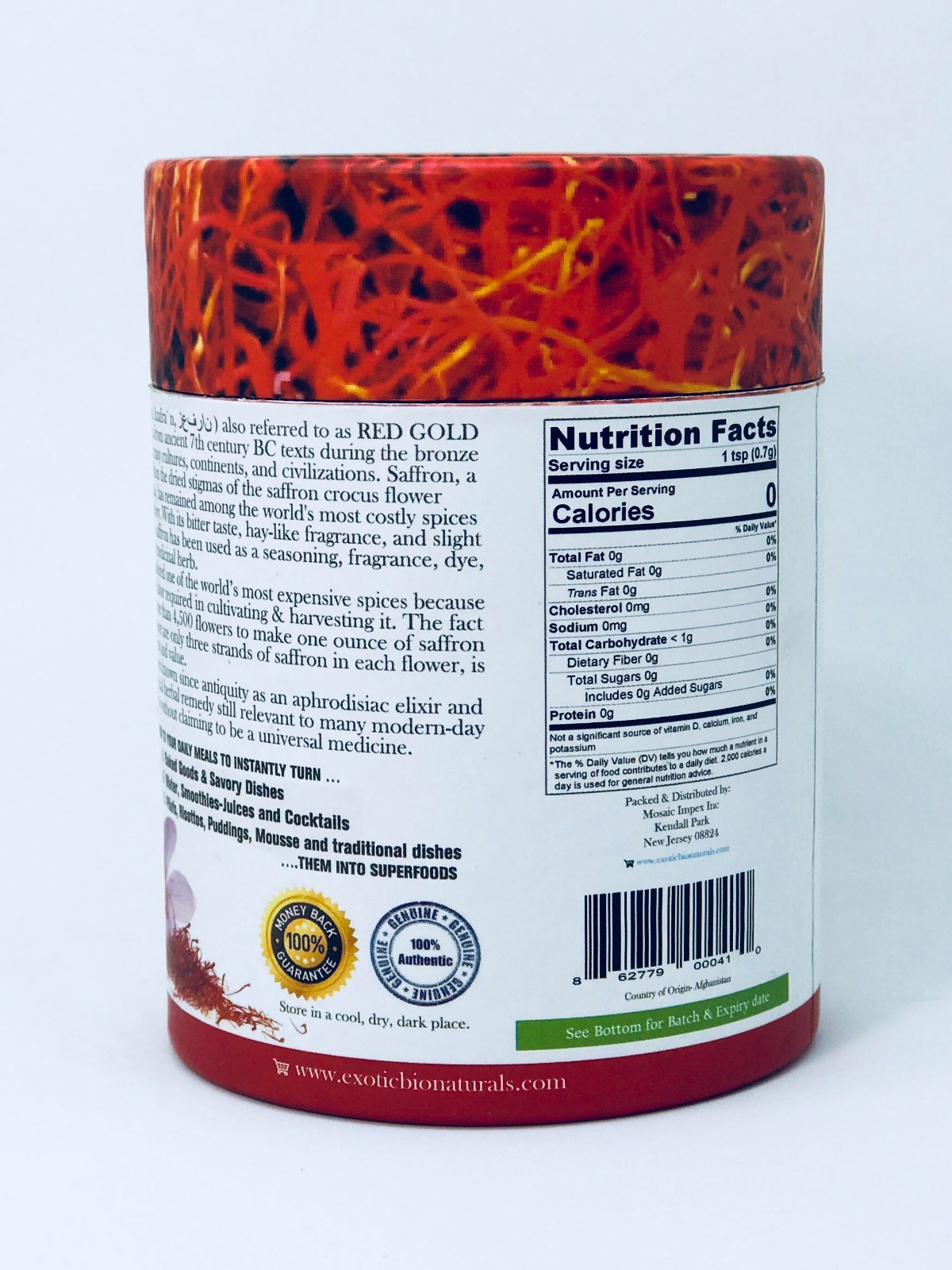 SAFFRON :GENUINE GRADE A+, ORGANICALLY GROWN SUPER NEGIN ( Directly from farmer)