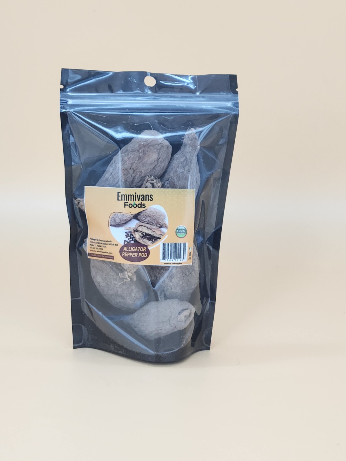 Emmivans Alligator Pepper Pods Grains Of Paradise , 20 Pods