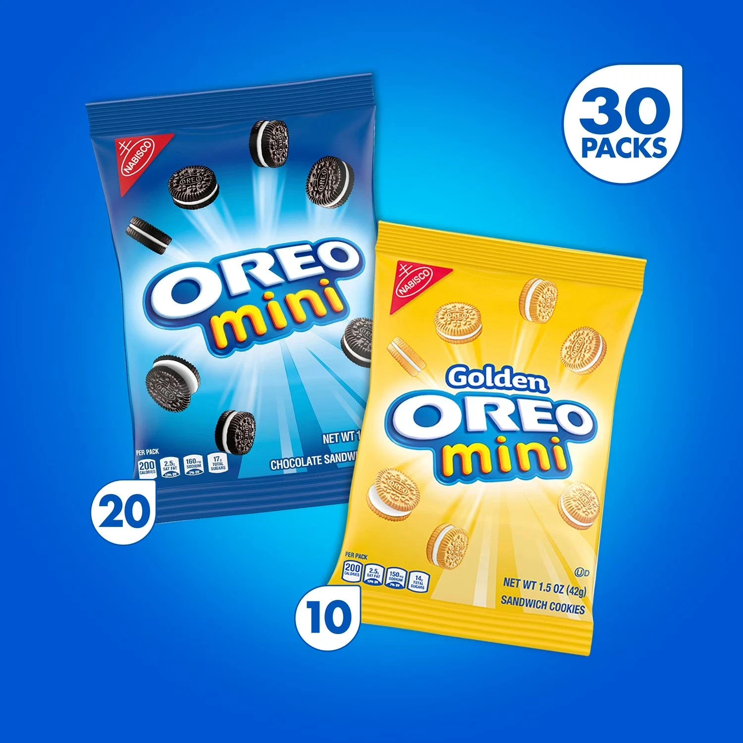 OREO Mini Mix Sandwich Cookies Variety Pack (1.5 oz., 30 pk.) Great Price.