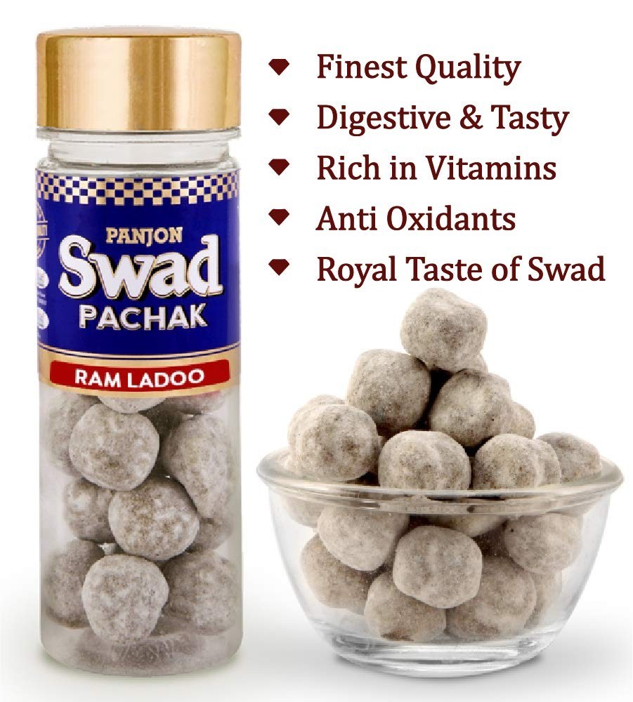 Swad Imli Ram Laddoo Mukhwas Digestive Mouth Freshener After-Meal Snack Tasty AI