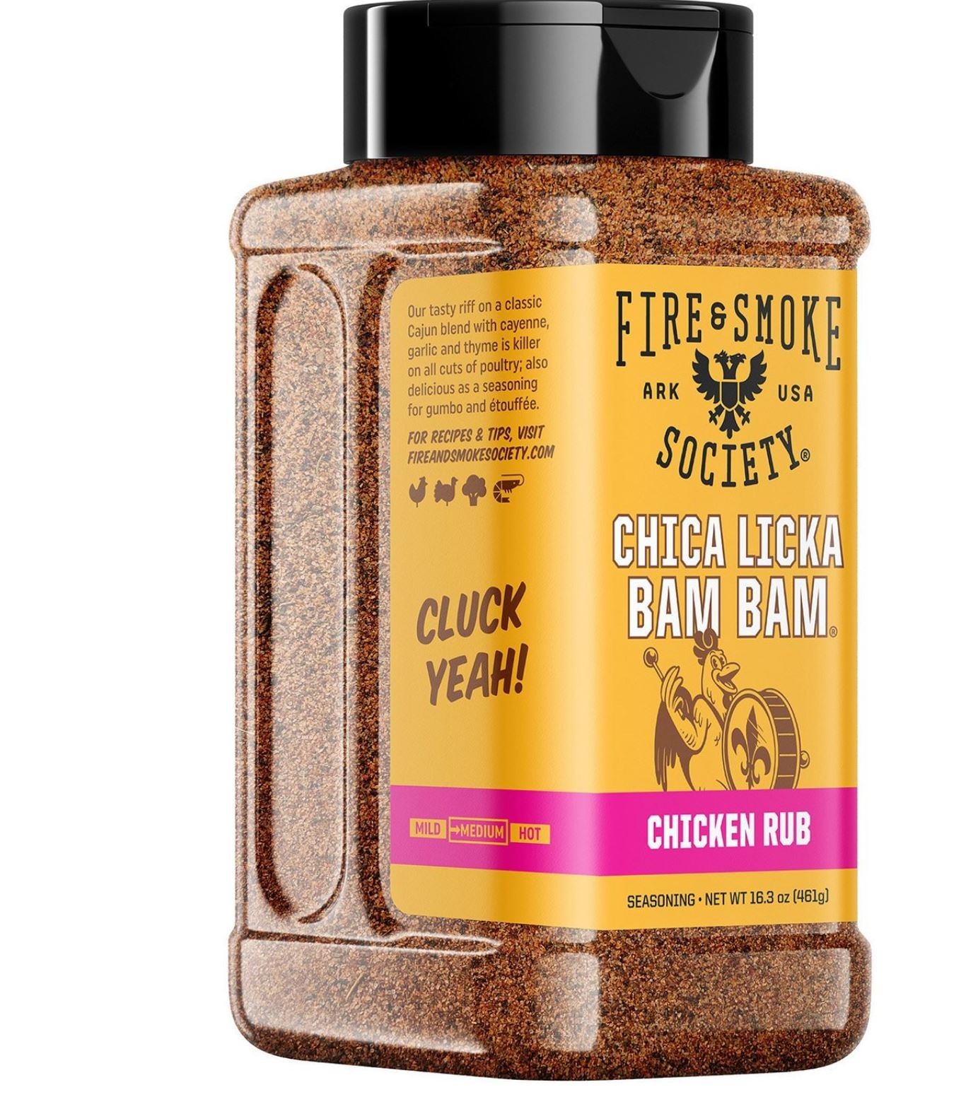 Fire And Smoke Society Chicken Seasoning Chica Licka Bam Bam, 16.3 oz.