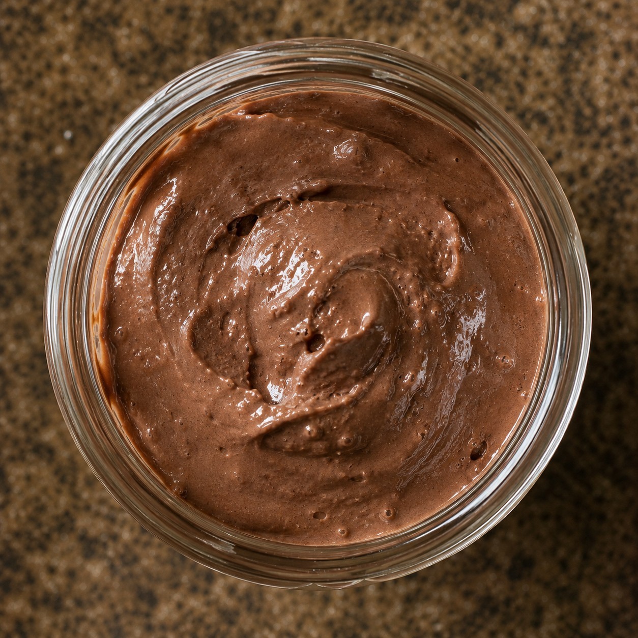 6 Pack Chocolate Spoon Fudge In Glass Jar 16 Oz Jar With Spoon And Lid (6 jars)