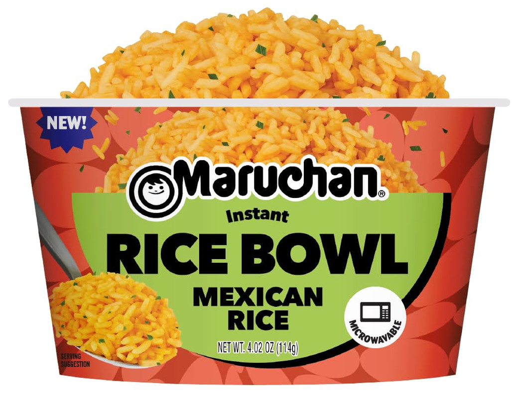 Instant Rice Bowl, Mexican Flavor – Microwavable Quick & Easy Side Dish or Meal