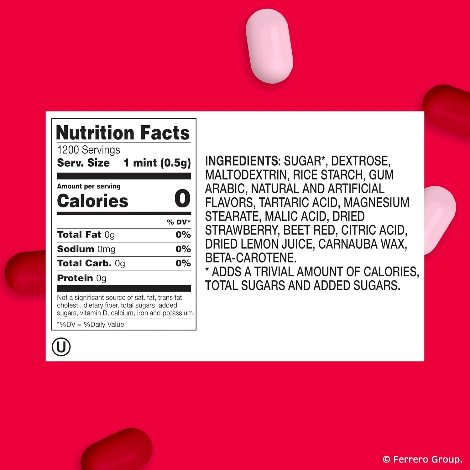 Tic Tac Strawberry & Cream Mints, Bulk 12 Pack, 1.7 Ounce (Pack of 12)