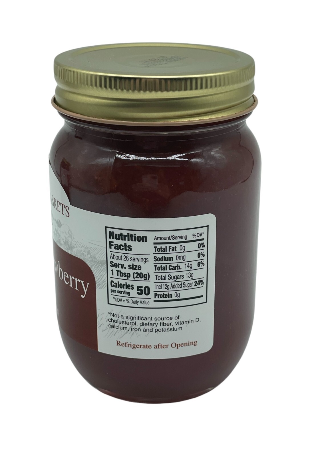 Amish Banana Strawberry Jam Non GMO Vegan All Natural – 18 oz – 2 Jars