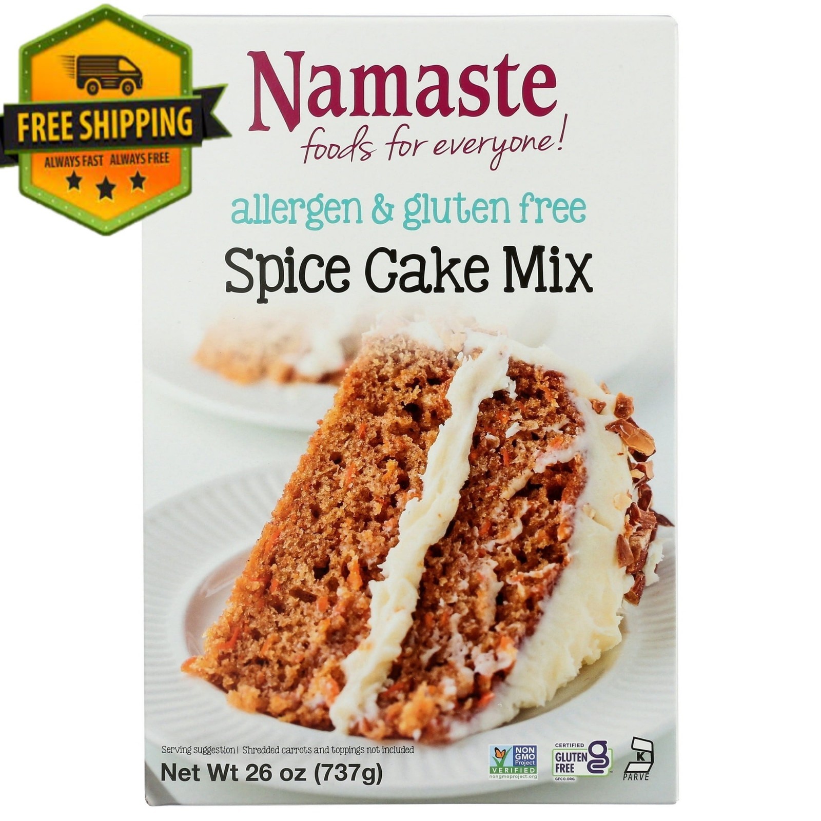 Namaste Foods Gluten-Free Spice Cake Mix – 26 oz