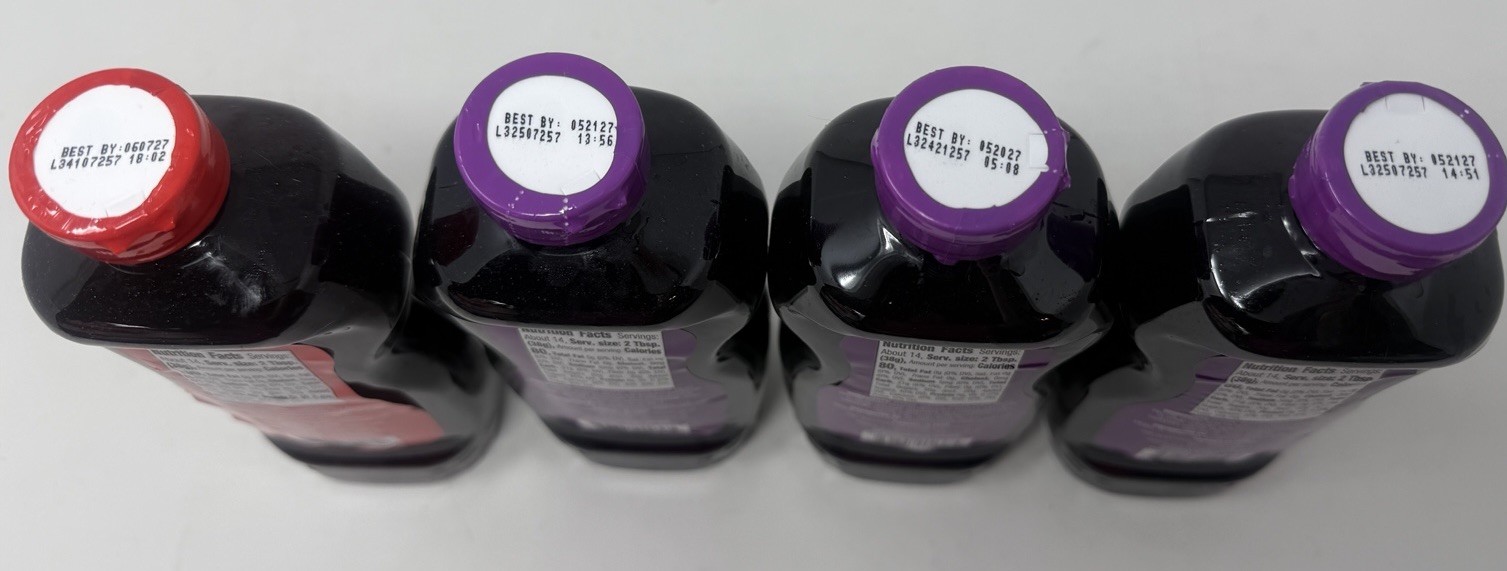 Pampa Fruit Spread Grape & Strawberry – 19 Oz Bottle (Lot Of 4) Expires 5/2027