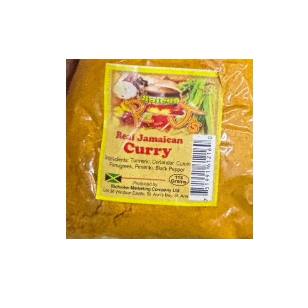 RJ’s Spice Real Jamaican Curry Powder – 227g