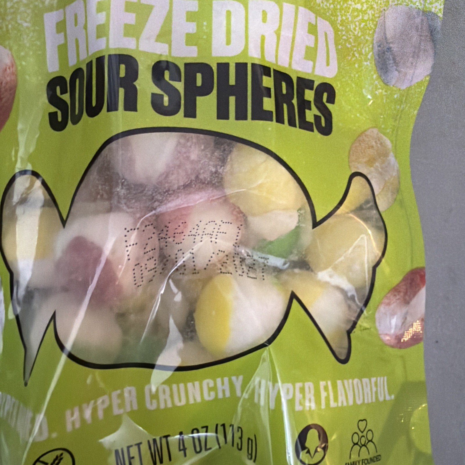 Lot Of 7Sow Good Freeze Dried Sour Spheres Bites Candy 4 oz Bulk Lot BB 09/27
