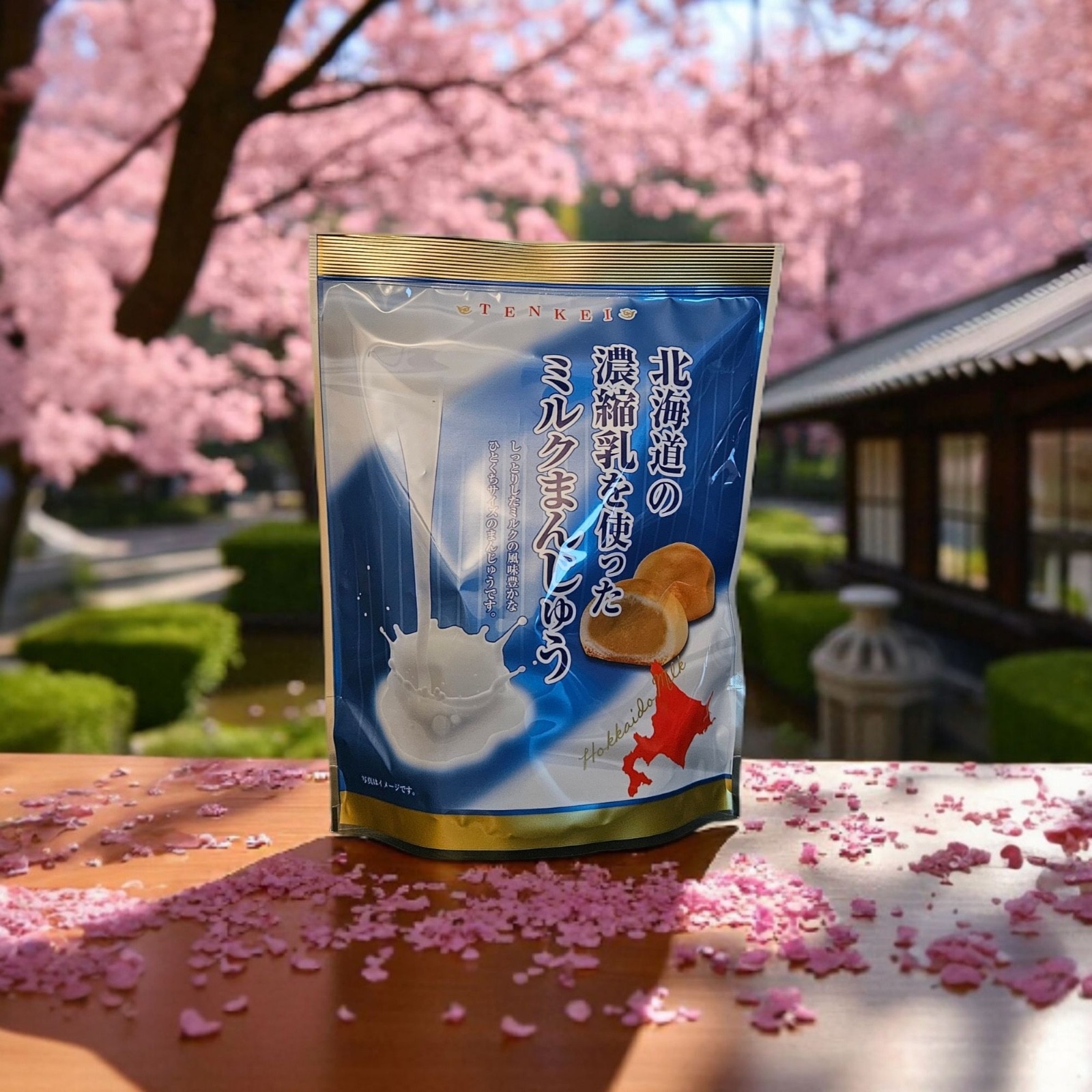 TENKEI Hokkaido Japan Evaporated Milk Manju 3.4oz (97g), Free Shipping !!