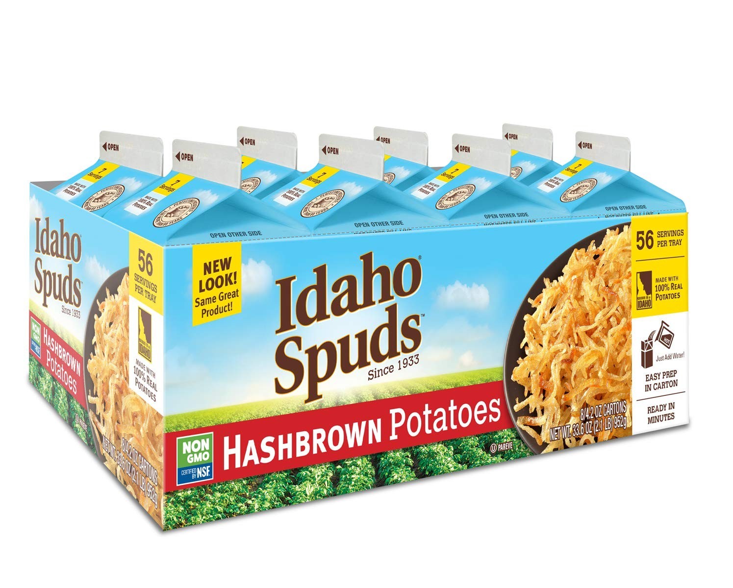 Delicious Crispy Hashbrown Potatoes – 33.6 oz | Made from Real Idaho Potatoes