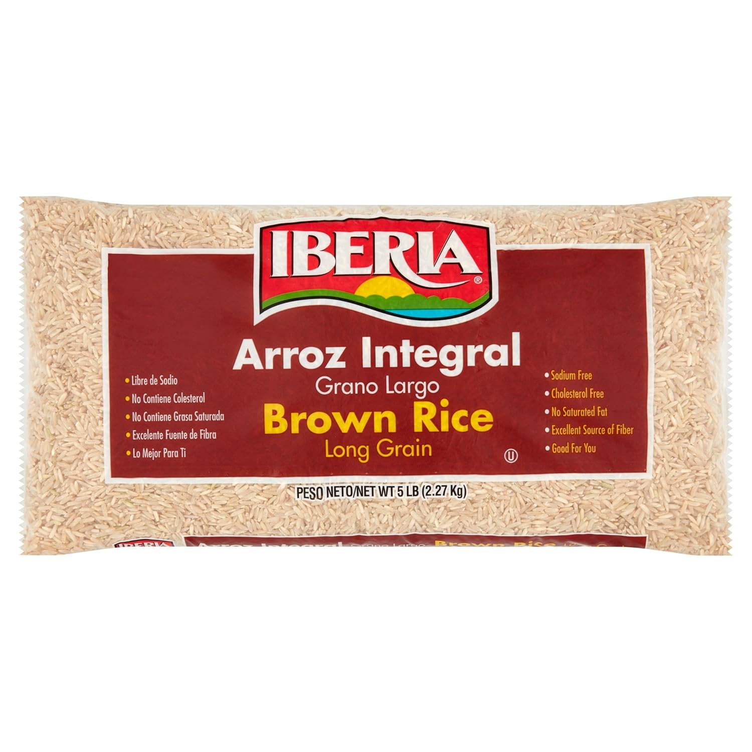 Iberia Long Grain Brown Rice, 5 Lb