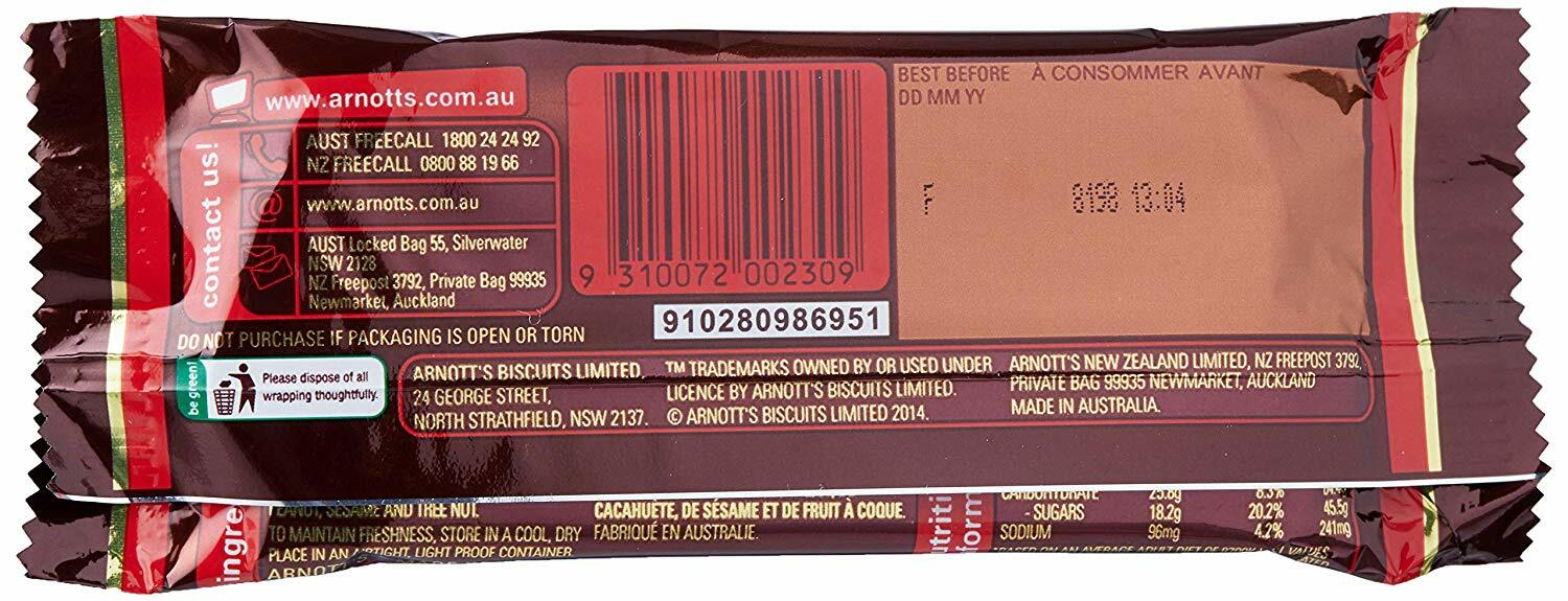 Arnott’s Tim Tam Chocolate Fingers Biscuits, 28 x 40 Grams