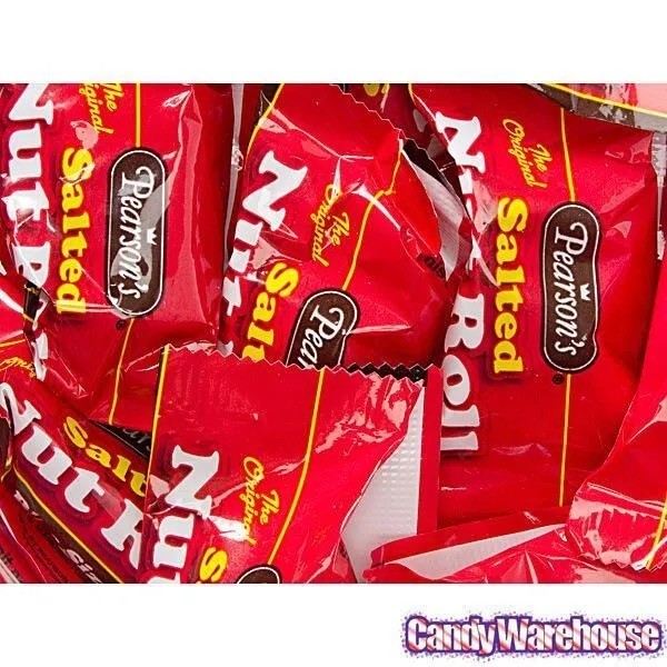 Pearson’s Salted Nut Roll, Bite Size, 0.5 oz., 90 pcs. FREE SHIPPING