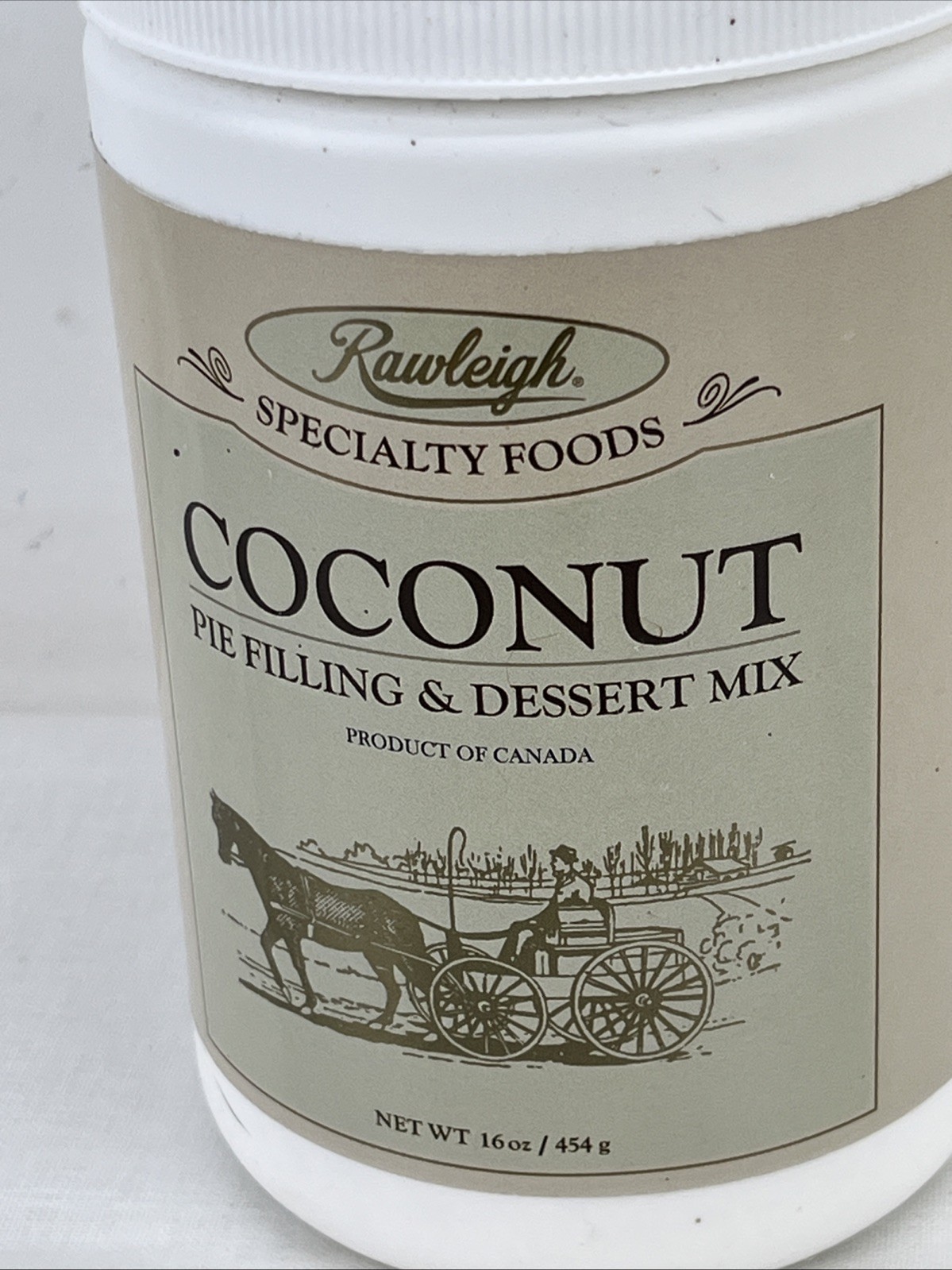 Rawleigh Coconut Pie Filling & Dessert Mix 16 oz.(454 g) NEW W/ FREE SHIPPING!