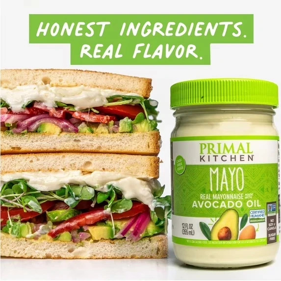 Primal Kitchen Mayonnaise with Avocado Oil 12 fl oz 355 ml Dairy-Free,