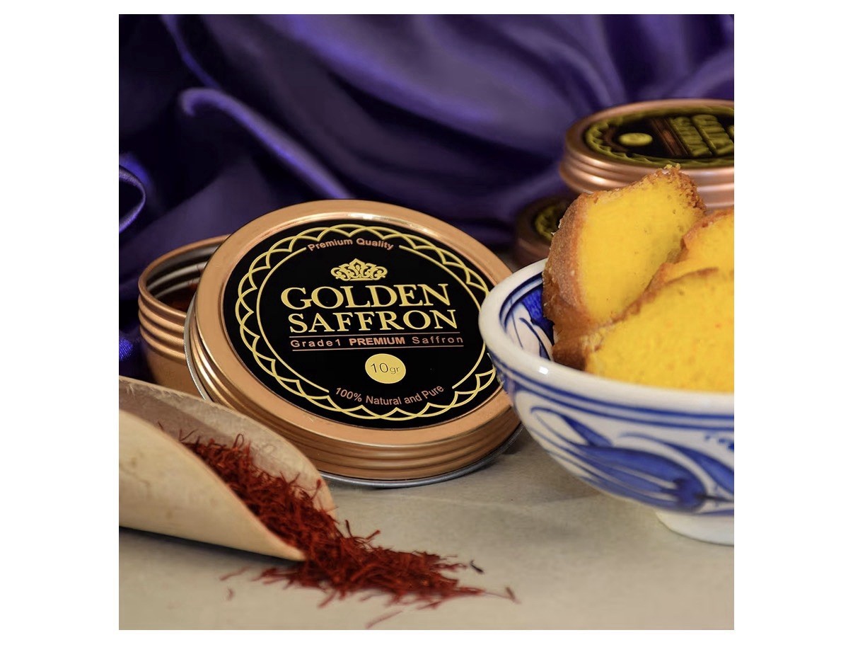 Golden Saffron Pure Premium Red Saffron Threads For Tea Paella Rice Desserts 10g