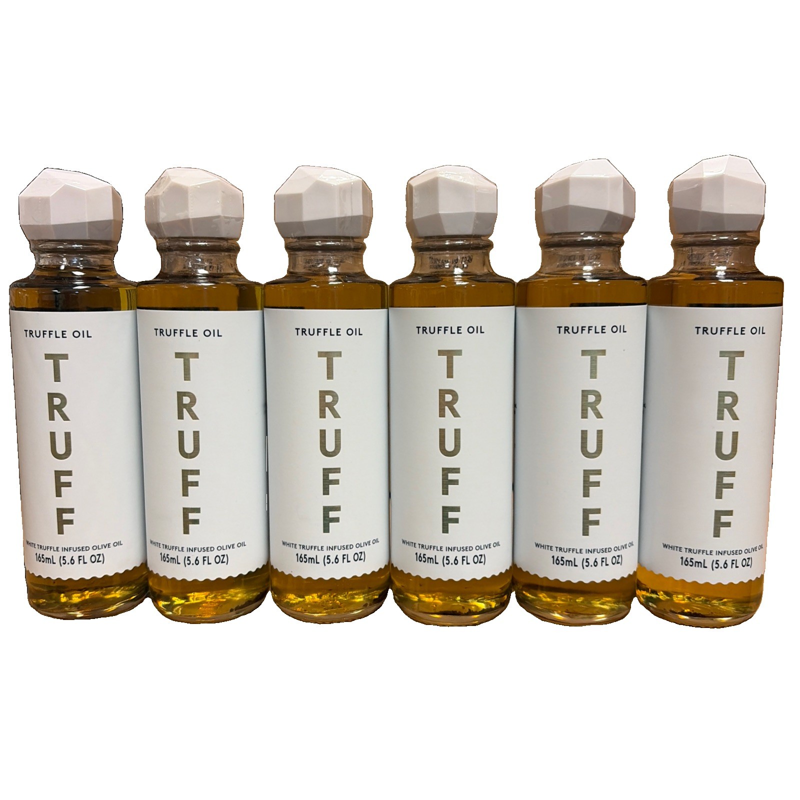 6-Pack Truff Truffle Oil, White Truffle Infused Olive Oil 5.6oz Each BB 05/2027