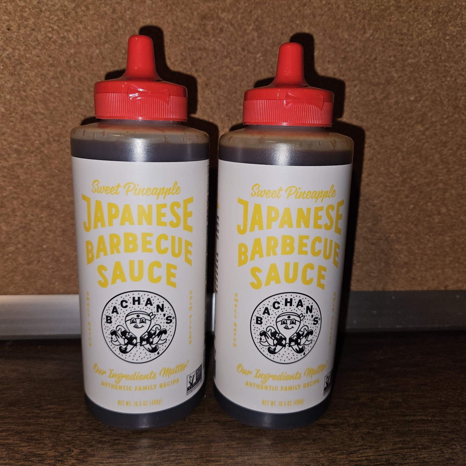 2x Bachan’s Japanese Barbecue Sauce SWEET PINEAPPLE 16.5oz Bottles