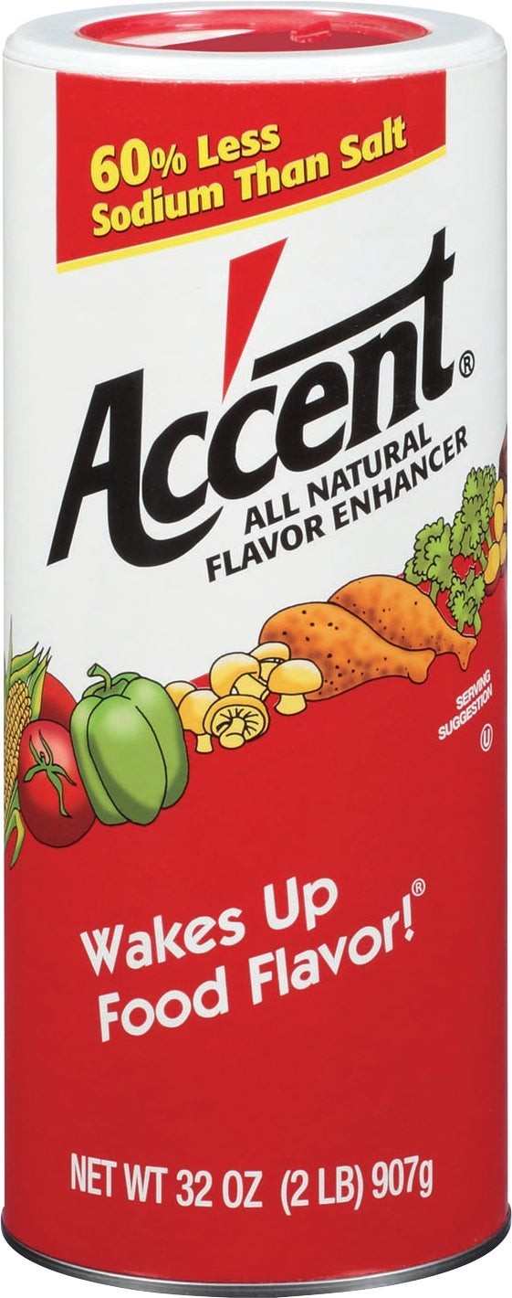 Large 32 oz Accent Flavor Enhancer seasoning kosher meat vegetables ~New Package