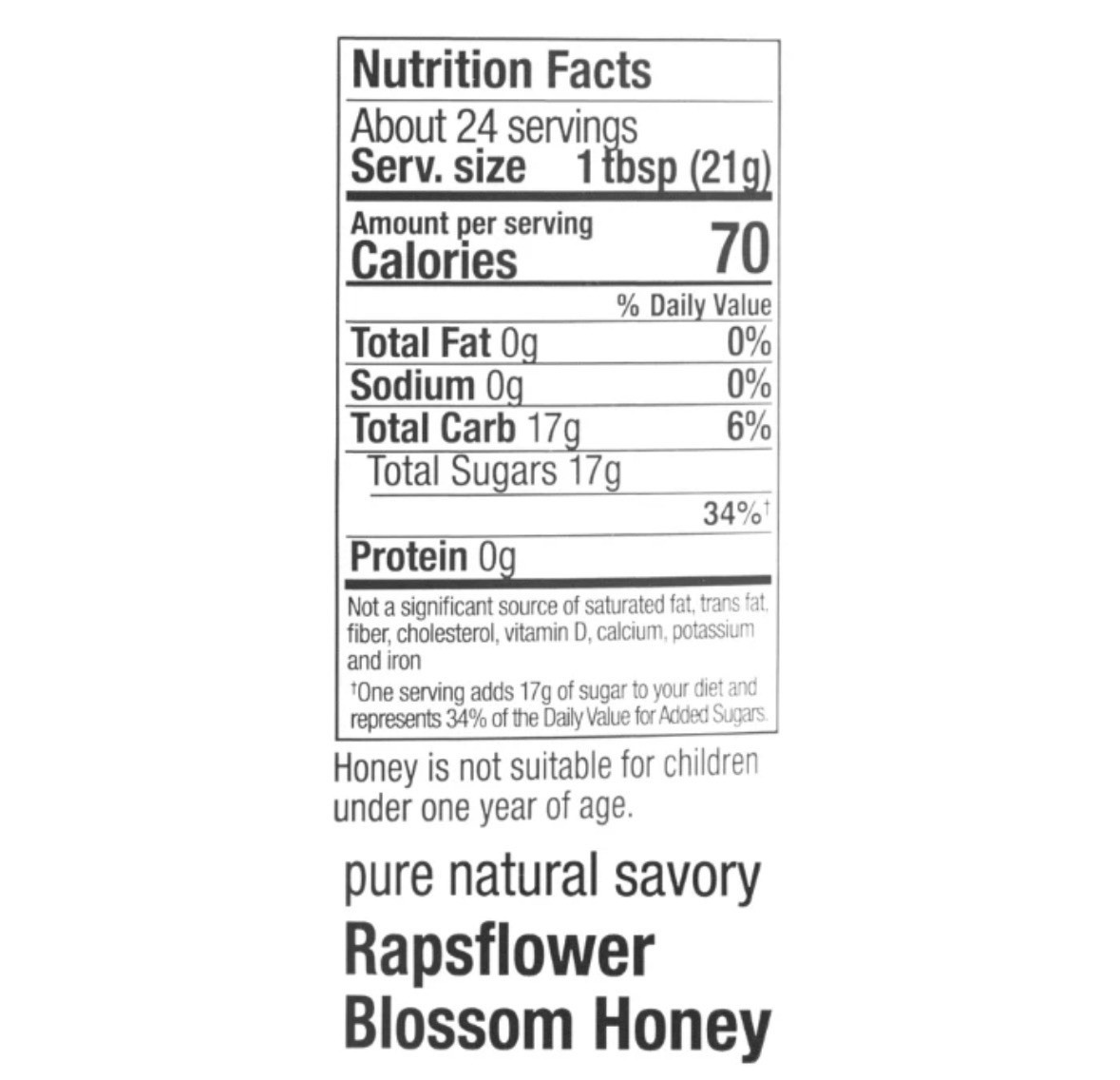 Breitsamer Raw Creamy Rapsflower Honey 17.6 oz Jar German Natural Blossom Honey