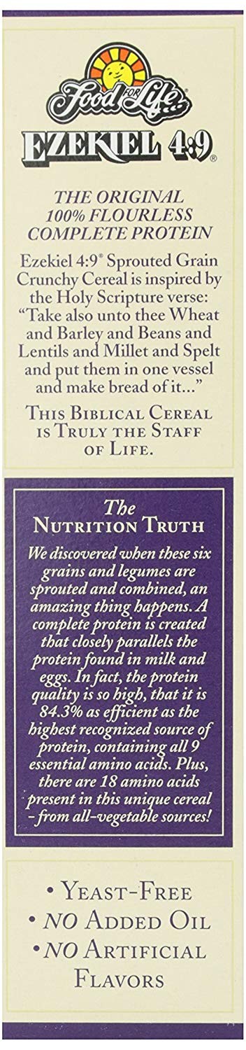 Food for Life, Ezekiel 4:9 Organic Sprouted Grain Cereal, 16 Ounce