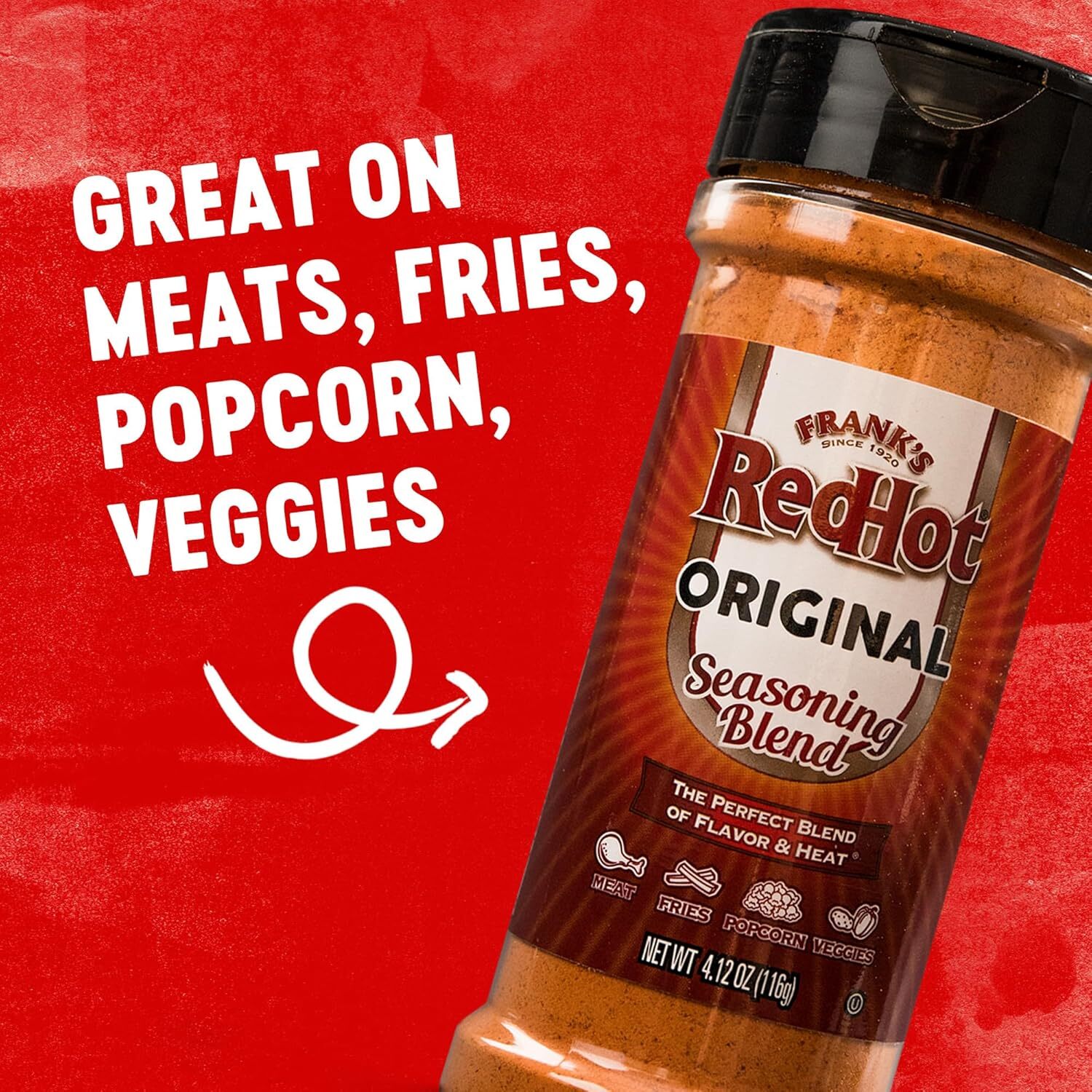 Frank’s RedHot Original Seasoning Blend, 4.12 oz
