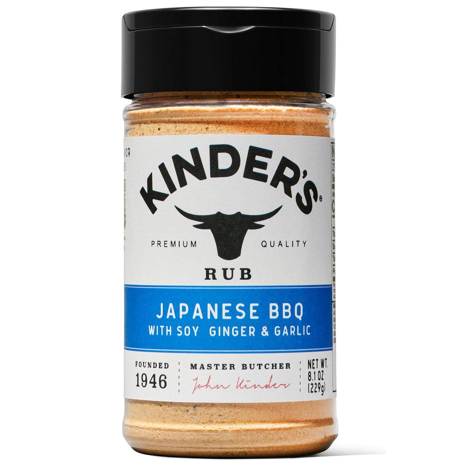Kinder’s Japanese BBQ Rub and Seasoning (8.1 Ounce) 8 Ounce (Pack of 1)