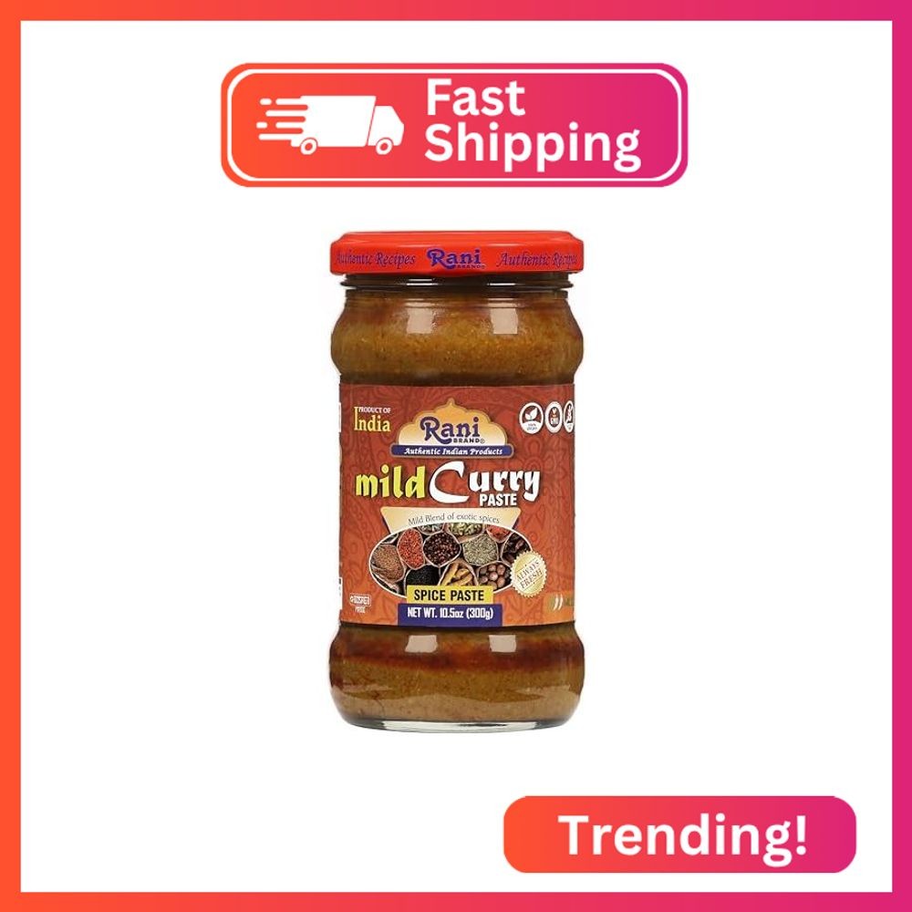 Rani Curry Paste MILD (Spice Paste) 10.5oz (300g) Glass Jar ~ No Colors | All Na
