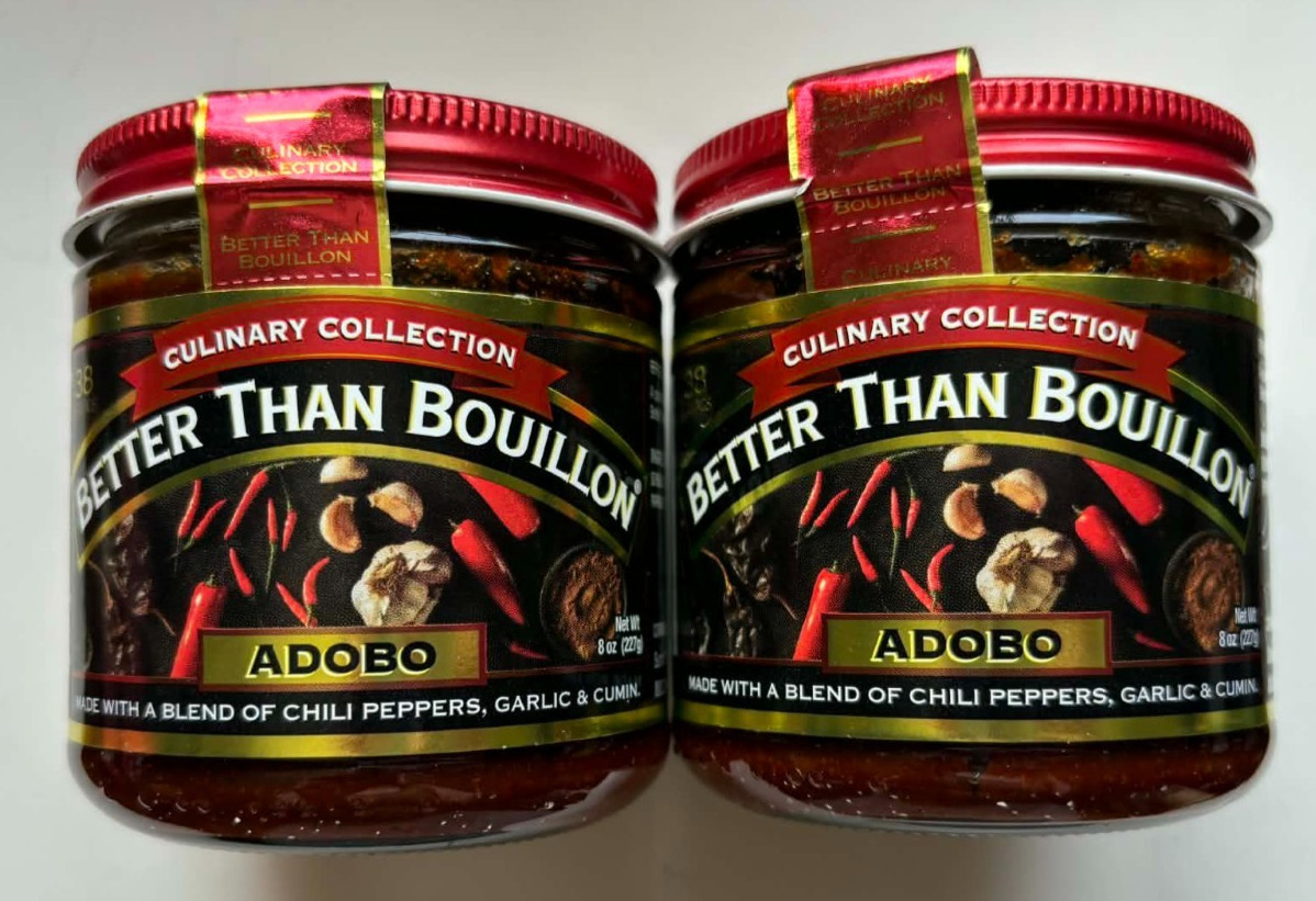 2 Better Than Bouillon Adobo Flavor Base 8 oz Ea EXP 02/04/2027