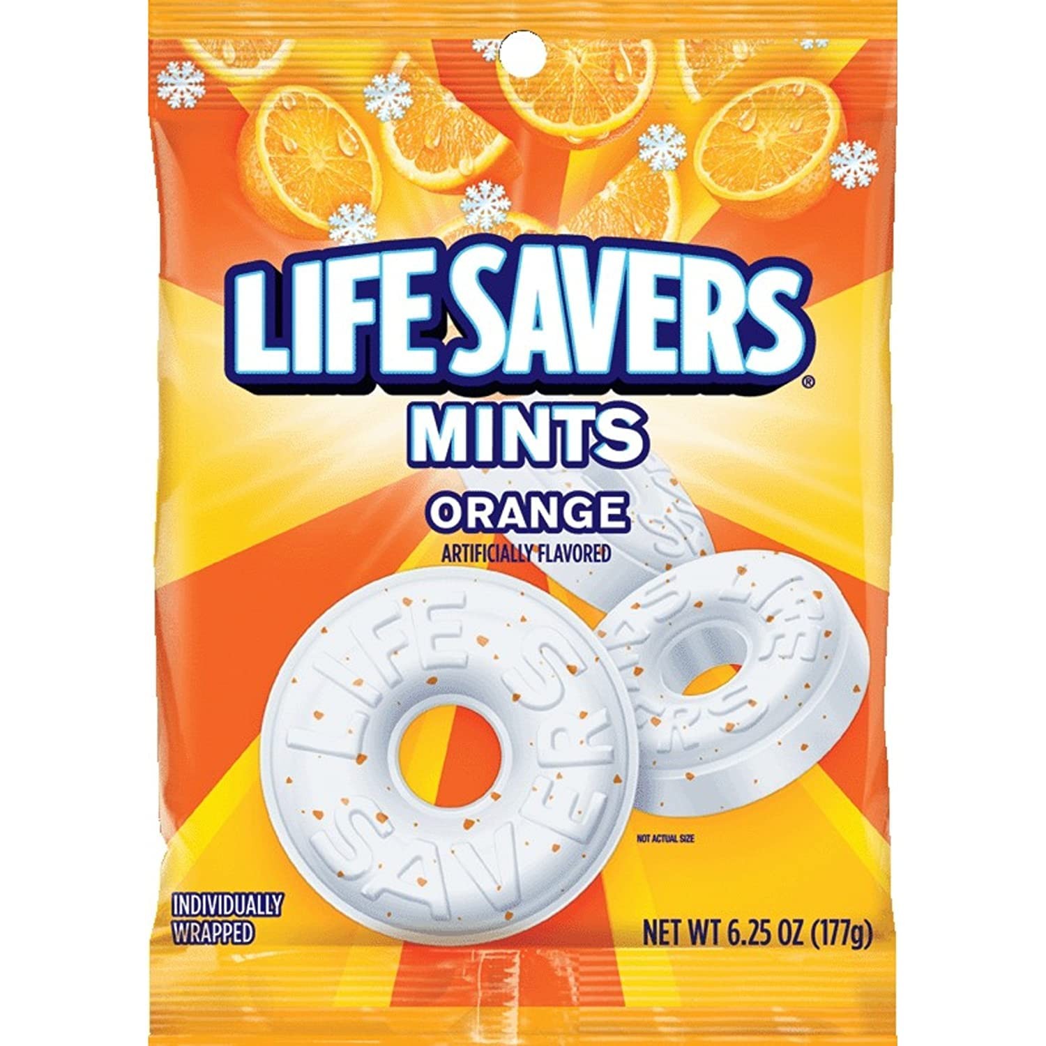 Life Savers Mints Orange 6.25oz Bag