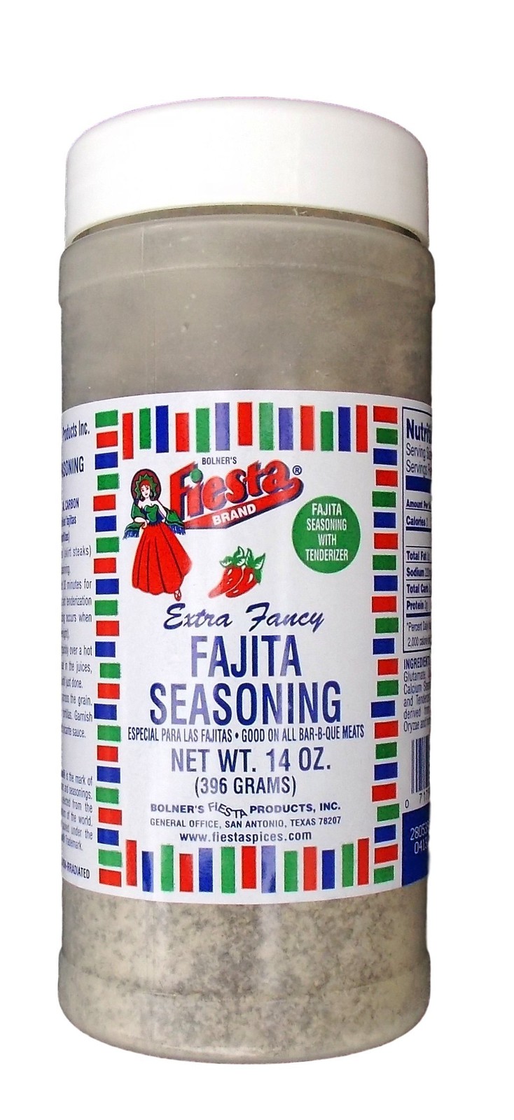 Bolner’s Fiesta Extra Fancy Fajita Seasoning 14 Oz Plastic Jar Pack of 1