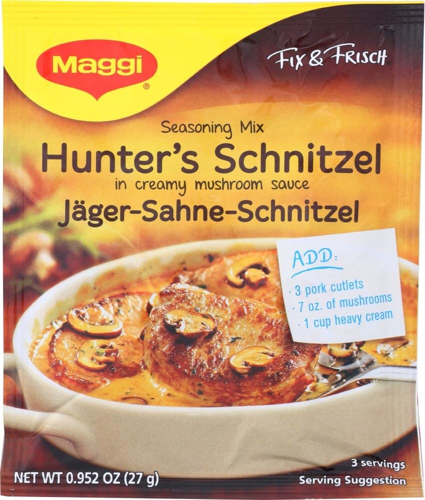 German Jager Schnitzel Seasoning Powder – 0.95 oz for Delicious Meals