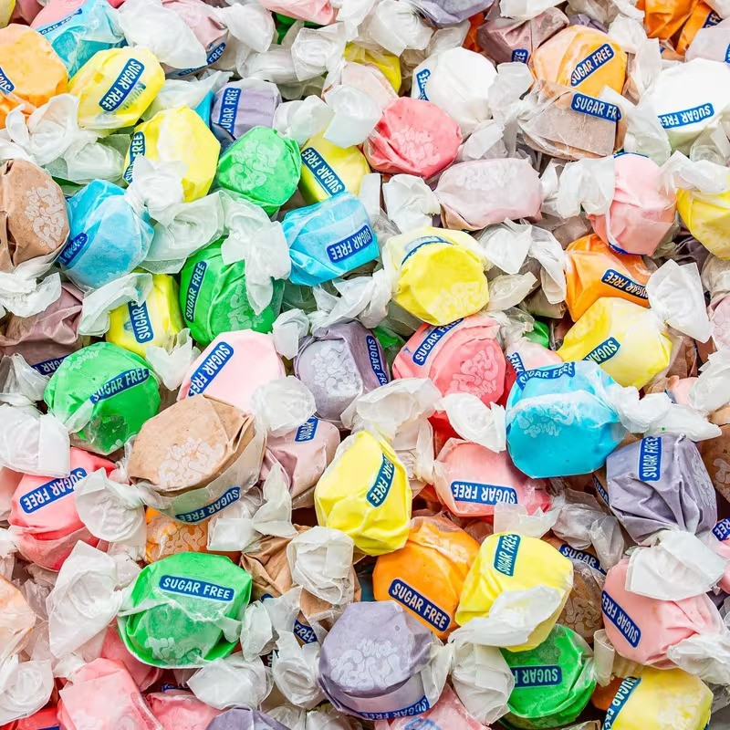 Taffy Town Sugar-Free Salt Water Taffy Assorted Flavors | Individually Wrapped