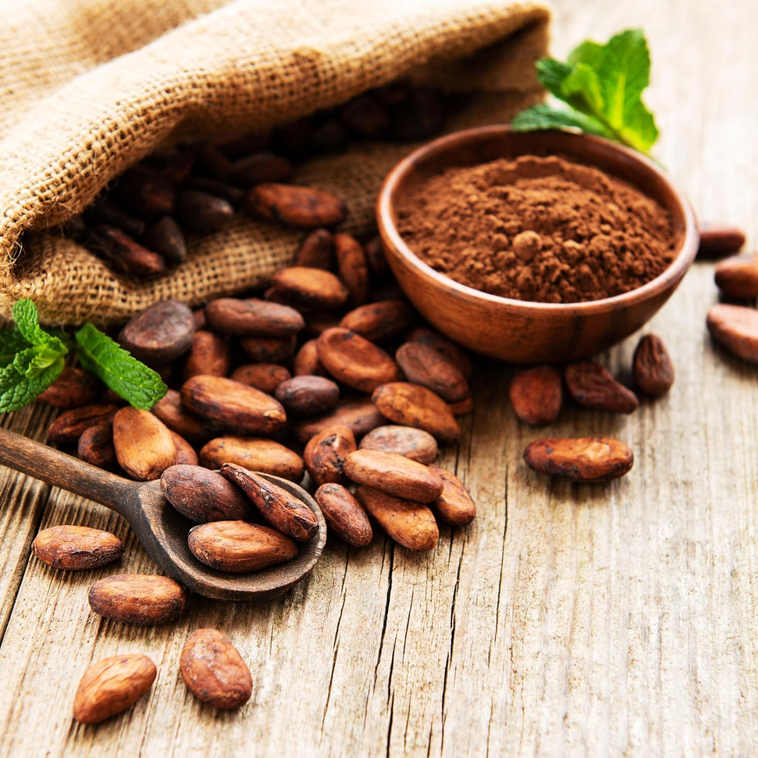Organic Raw Cacao Beans 2.2 lb Unroasted Vegan Gluten Free Chocolate Making