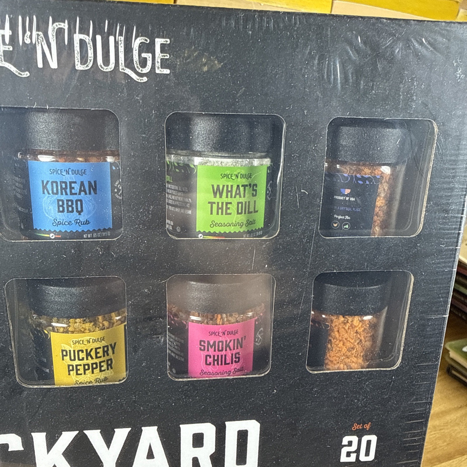 BBQ Spice Gift Set, 20 Unique Seasonings, Perfect for Men and Dads