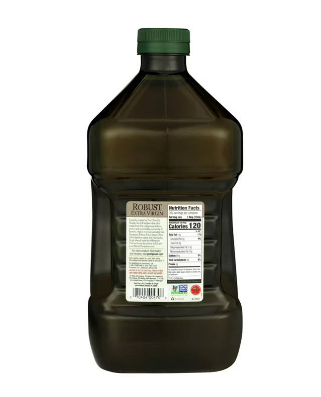 Pompeian Robust Extra Virgin Olive Oil – 101 fl oz