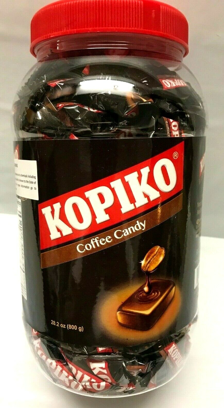 200 Pieces/Jar of Kopiko Coffee Candy OR Cappuccino Candy 28.2 Oz Bulk