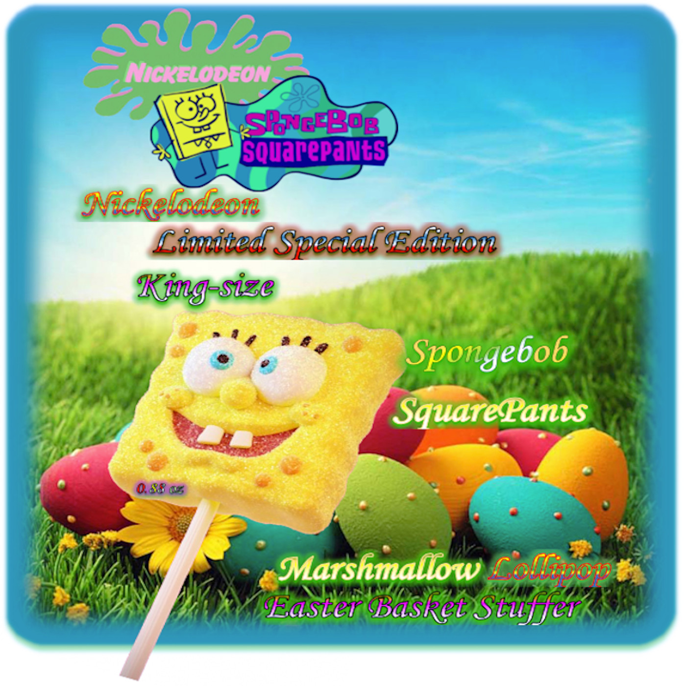 Nickelodeon LimitedSpecial Edition King-Size Spongebob SquarePants Marshmallow🍭