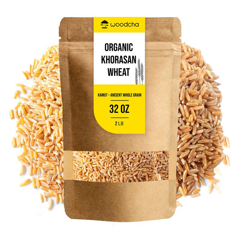 Organic Khorasan Wheat Berries (Kamut) – Ancient Whole Grain-2 Lb