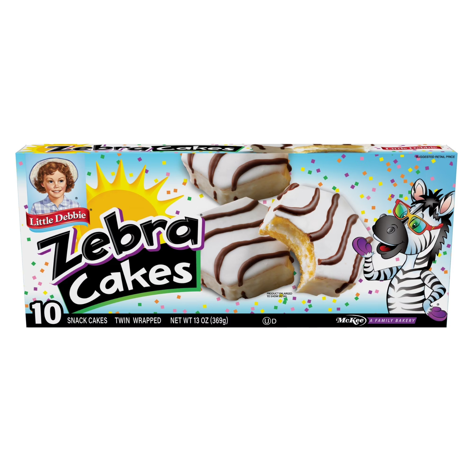 (3 pack) Snack Cakes, Little Debbie Family Pack ZEBRA® cakes…
