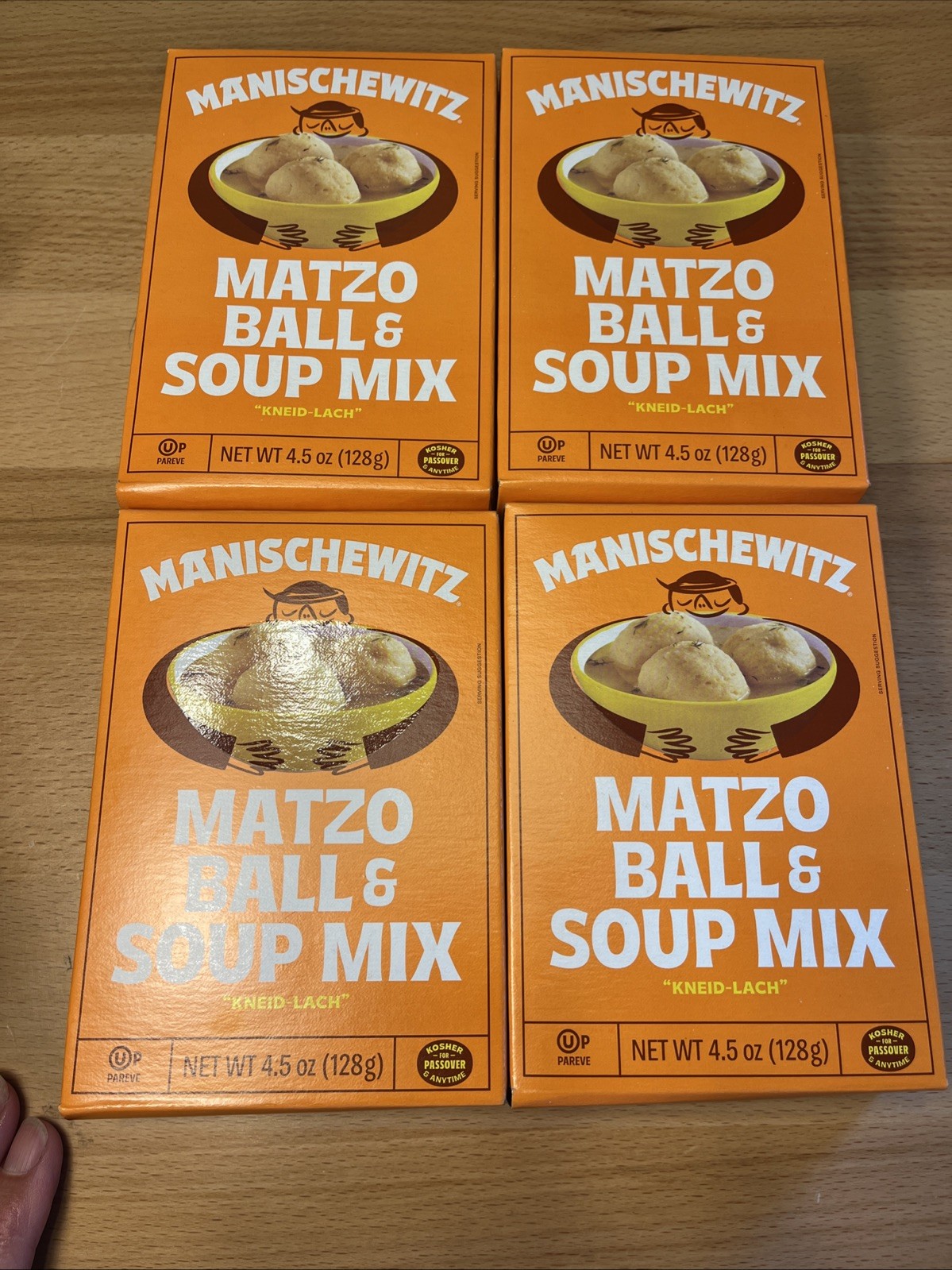 Manischewitz Matzo Ball and Soup Mix 4.5 Ounce Pack of 4 Kosher for Passover