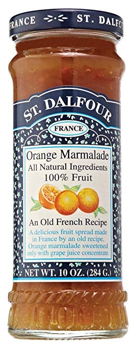 St. Dalfour Orange Marmalade Fruit Spread, 10 Ounce
