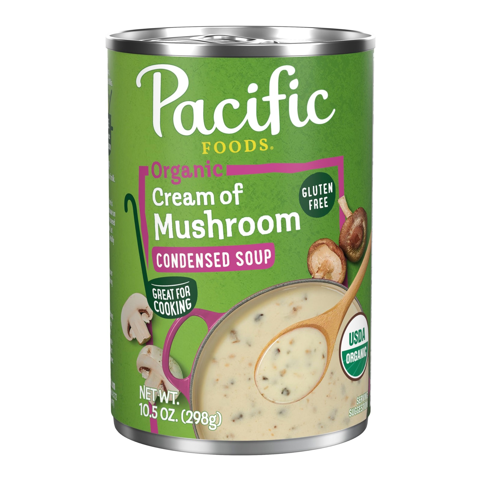 Pacific Foods Organic Cream of Mushroom Soup 10.5 Ounce Vegetarian Gluten Free