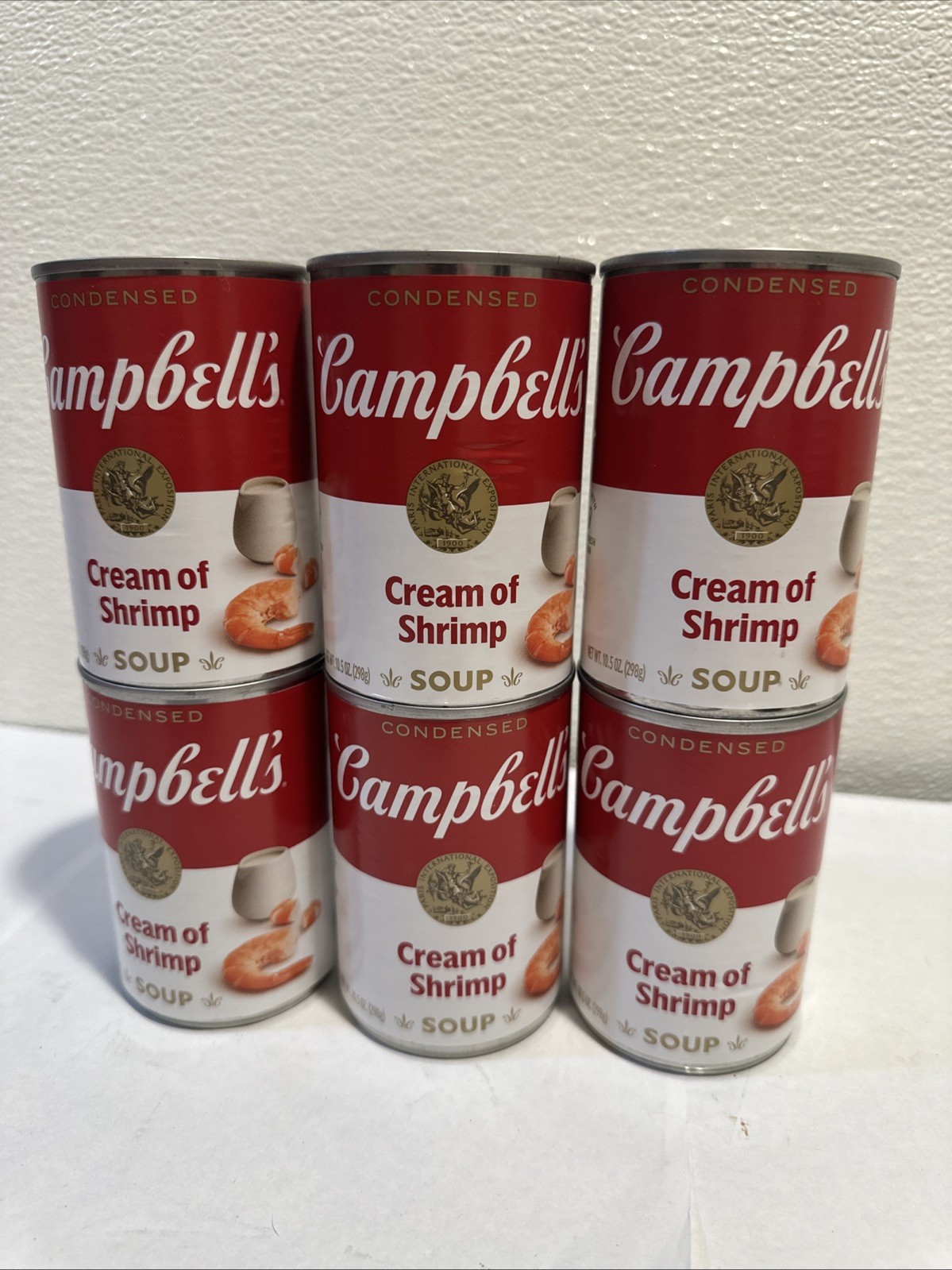 Campbell’s Condensed Cream of Shrimp Soup CASE Of 12 Cans 10.5 oz Exp Dec 2026