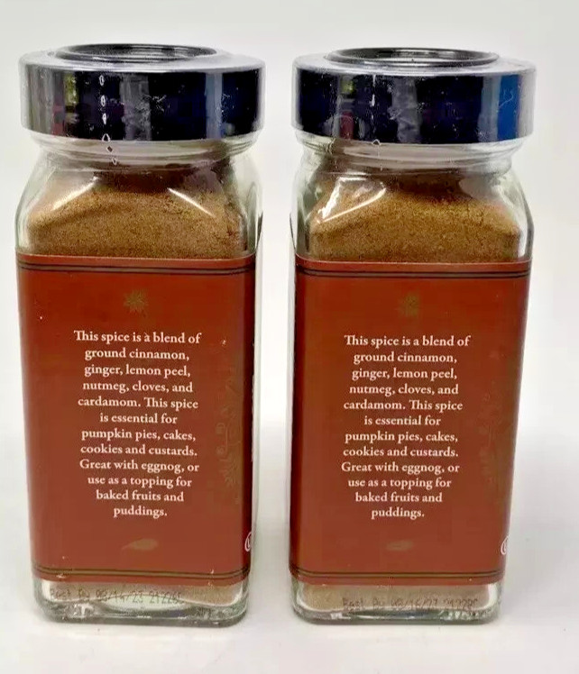 2 Pack Trader Joe’s Pumpkin Pie Spice Seasoning Blend 1.8oz each Fall Mix