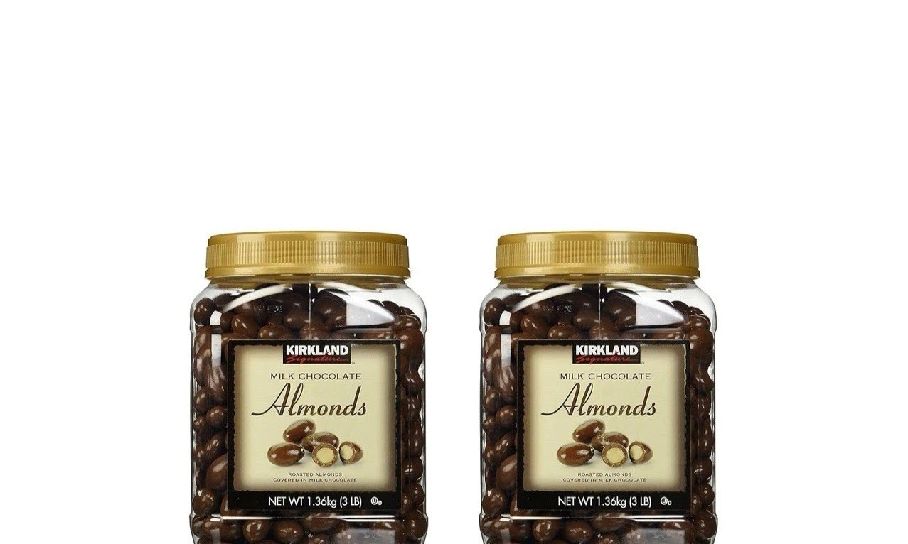 Kirkland Milk Chocolate Almonds 3 lb Each (2 Pack) Bulk Chocolate Free Shipping