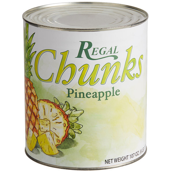 Regal Pineapple – #10 Can 107 oz. (select style below) Note: Brand May Vary