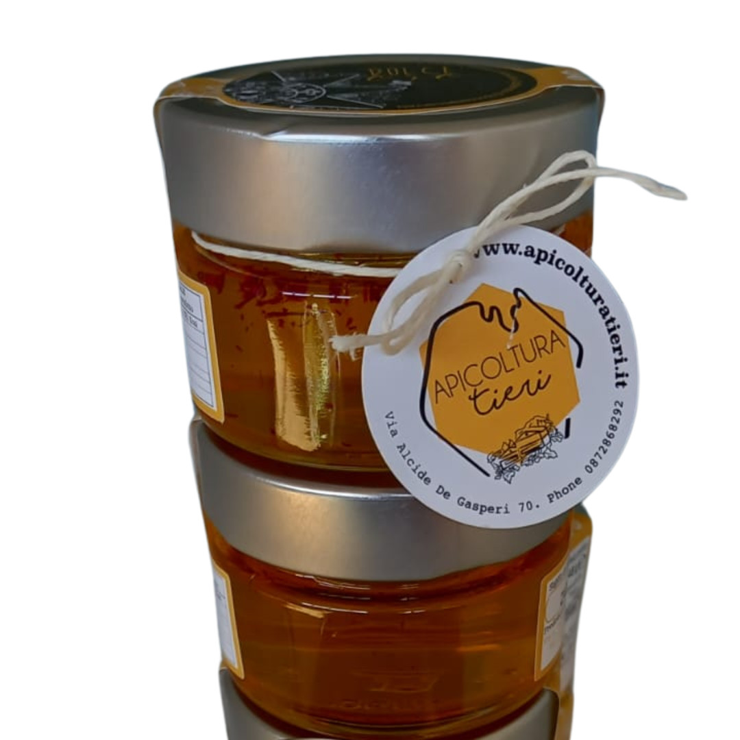 Acacia Honey with Saffron – Gourmet Italian Honey Infused with Saffron