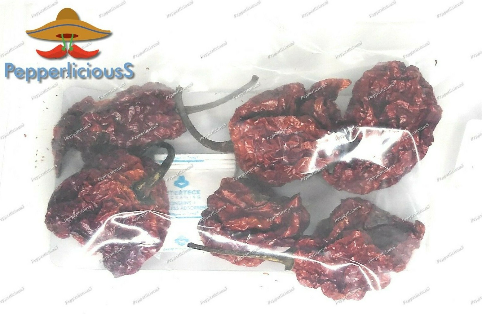 6 DRIED CAROLINA REAPER Pods – WORLDS HOTTEST CHILI PEPPER – Super Hot Quality